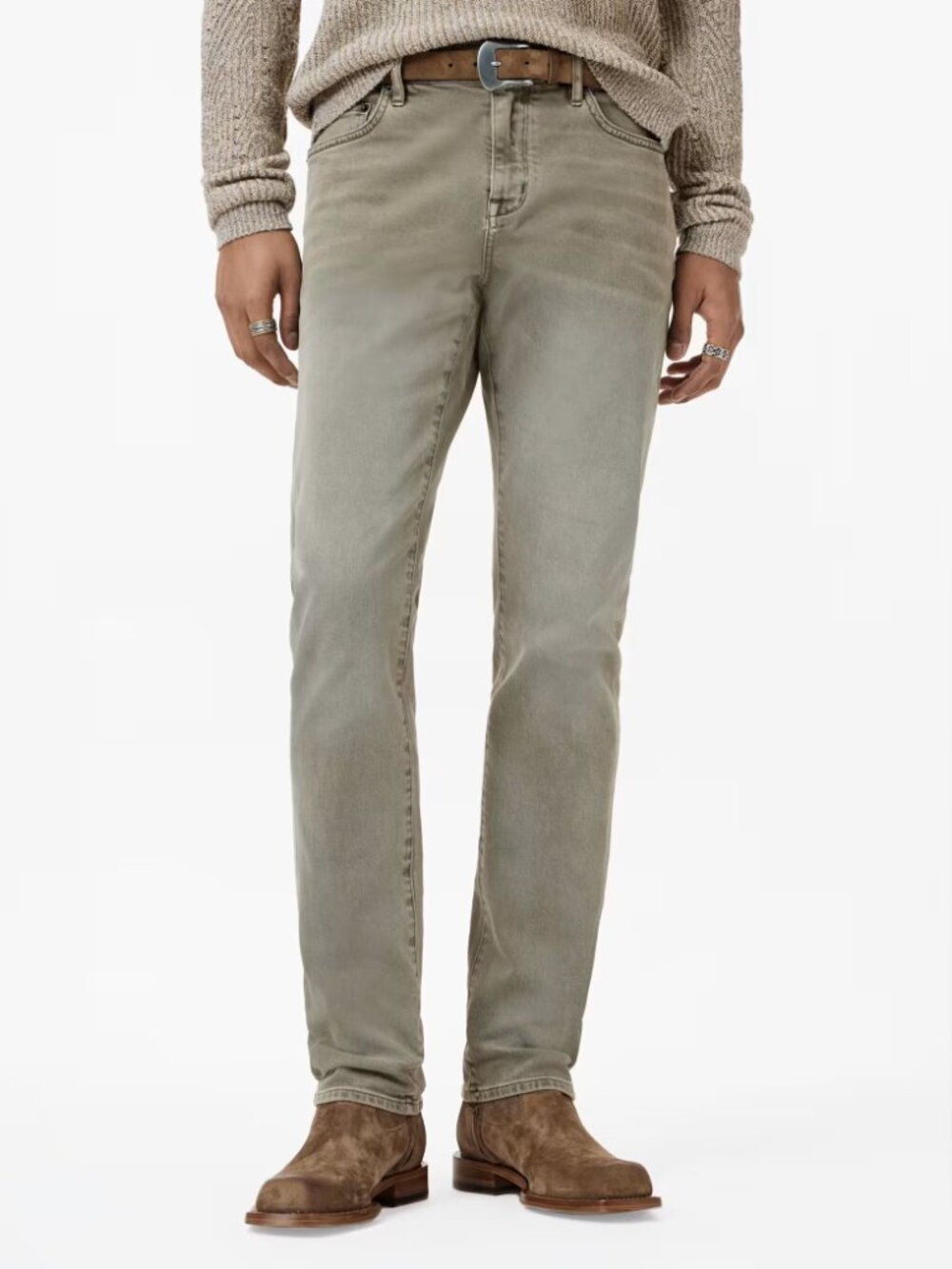 John Varvatos U.S.A. Wight Jeans Gray Brown Size 31